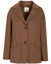 Max Mara - Single-Breasted Double Wool Jacket - Lyst