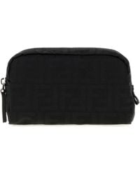 Fendi - Embroidered Fabric Micro Beauty Case - Lyst