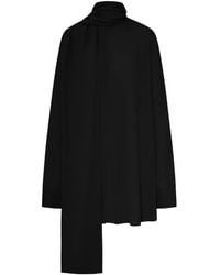 TOTEME - Draped Scarf Blouse - Lyst