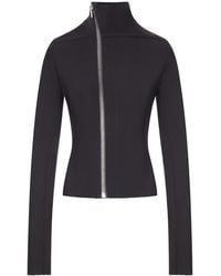 Rick Owens - Gary Fitted Jacket With Asymmetric Zip - Lyst