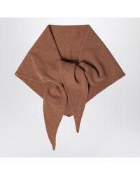 Chloé - Iconic Camel Wool Triangle Scarf - Lyst
