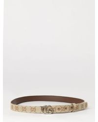 Gucci - Gg Marmont Jacquard Fabric Belt With Monogram And Gg Buckle - Lyst