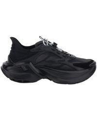 Fendi - 'F-Light' Low Top Sneakers With Ff Motif On The Side And Chunky Sole - Lyst