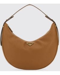Prada - Arqui¨ Leather Hobo Bag - Lyst