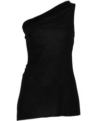 Rick Owens - Athena One-Shoulder Top - Lyst