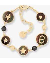Dior - D-Luck Metal Bracelet With Finishes - Lyst