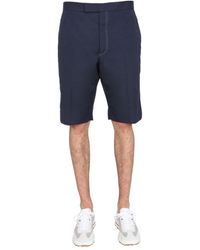 Thom Browne - Bermuda With Contrast Stitching - Lyst