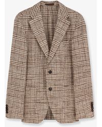 BOSS - Heston Madras Blazer - Lyst