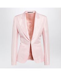 Gucci - Silk Faille Jacket - Lyst