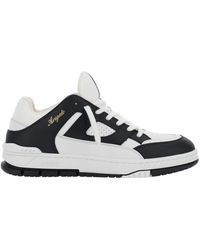 Axel Arigato - 'Area Lo' And Low Top Sneakers With Laminated Leather - Lyst