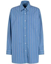 A.P.C. - Relaxed Stripes Shirt - Lyst