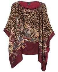 Etro - Wool Blend Poncho - Lyst