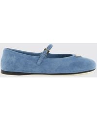 Prada - Ballet Flat Gnawed - Lyst