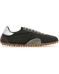 Maison Margiela - Fabric And Suede Sneakers - Lyst