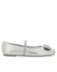 Ferragamo - Luxurious Lambskin Flats - Lyst