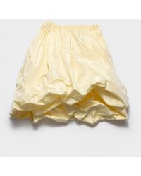 Prada - Skirt Cream - Lyst