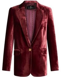 Etro - Viscose-Silk Chic Outerwear Jacket - Lyst