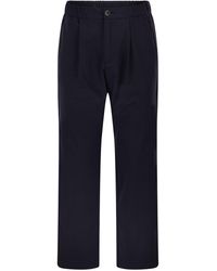 Herno - Stretch Techno-Nylon Jogger Trousers With Pleats - Lyst