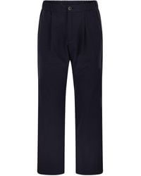 Herno - Stretch Techno-Nylon Jogger Trousers With Pleats - Lyst