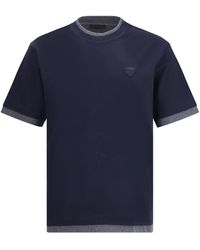 Prada - Double Layer T-Shirt - Lyst