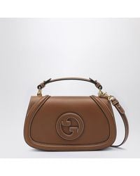 Gucci - 'Blondie' Handbag With Gg Logo Plaque On The Front - Lyst
