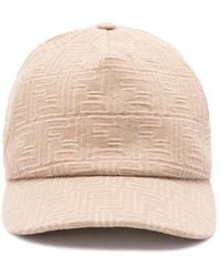 Fendi - 'Denim Ff' Baseball Cap - Lyst