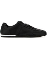 Gucci - Solid Leather Sneakers - Lyst