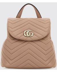 Gucci - Gg Marmont Chevron Quilted Nappa Backpack - Lyst
