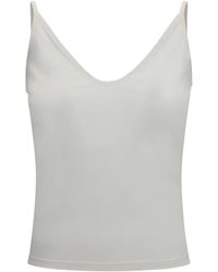 Tom Ford - Micro-Rib Silk Jersey Tank Top Off - Lyst