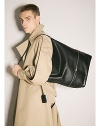 Saint Laurent - Leather Hobo Tote Bag - Lyst