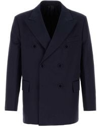 Prada - Peaked Lapel Blazer - Lyst