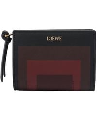 Loewe - Logo Compact Wallet - Lyst