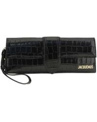Jacquemus - Le Bambino Clutch With Crocodile Effect - Lyst
