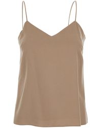 Max Mara - 'Umbria' Top With Thin Straps And V-Neckline - Lyst