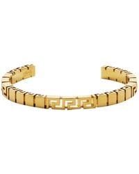 Versace - Greca Cuff Bracelet - Lyst