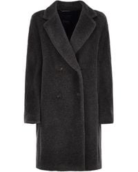 Max Mara - Roseto Alpaca And Wool Midi Coat - Lyst