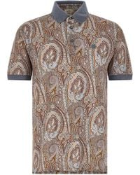 Etro - 'Arnica Paisley' Polo Shirt - Lyst