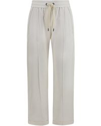 Brunello Cucinelli - Track Stretch-Fleece Pants With Monili Detailing - Lyst