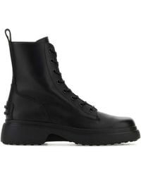 Tod's - Leather Ankle Boots - Lyst