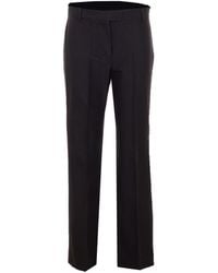 Max Mara - Fatina Stretch Cotton And Viscose Trousers - Lyst