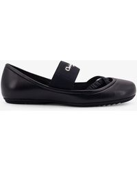 Dior Quilted Leather Pearl Ballerina Flats in Pink | Lyst