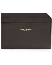 Saint Laurent - Paris Open Card Case - Lyst