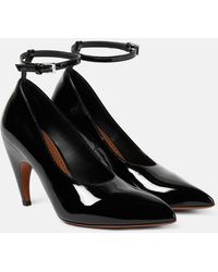 Alaïa - Shark Patent Leather Pumps - Lyst