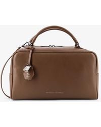 Brunello Cucinelli - Boston Explorer Leather Crossbody Bag - Lyst