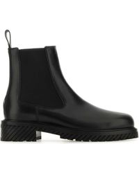 Off-White c/o Virgil Abloh - Combat Chelsea Boots - Lyst
