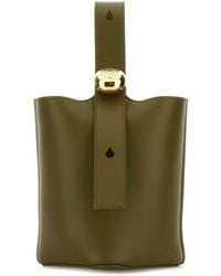Loewe - Leather Mini Pebble Bucket Bag - Lyst