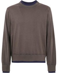 Sacai - Cotton Cashmere Knit Pullover - Lyst