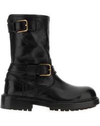 Dolce & Gabbana - Leather Bernini Boots - Lyst