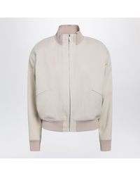Gucci - Ã‰Cru Poplin Zip Jacket - Lyst