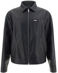 Prada - Leather Jackets - Lyst